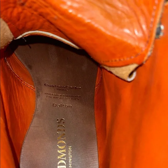 Allen Edmonds Dalton Brown Leather Brogue Boots - Picture 5 of 9